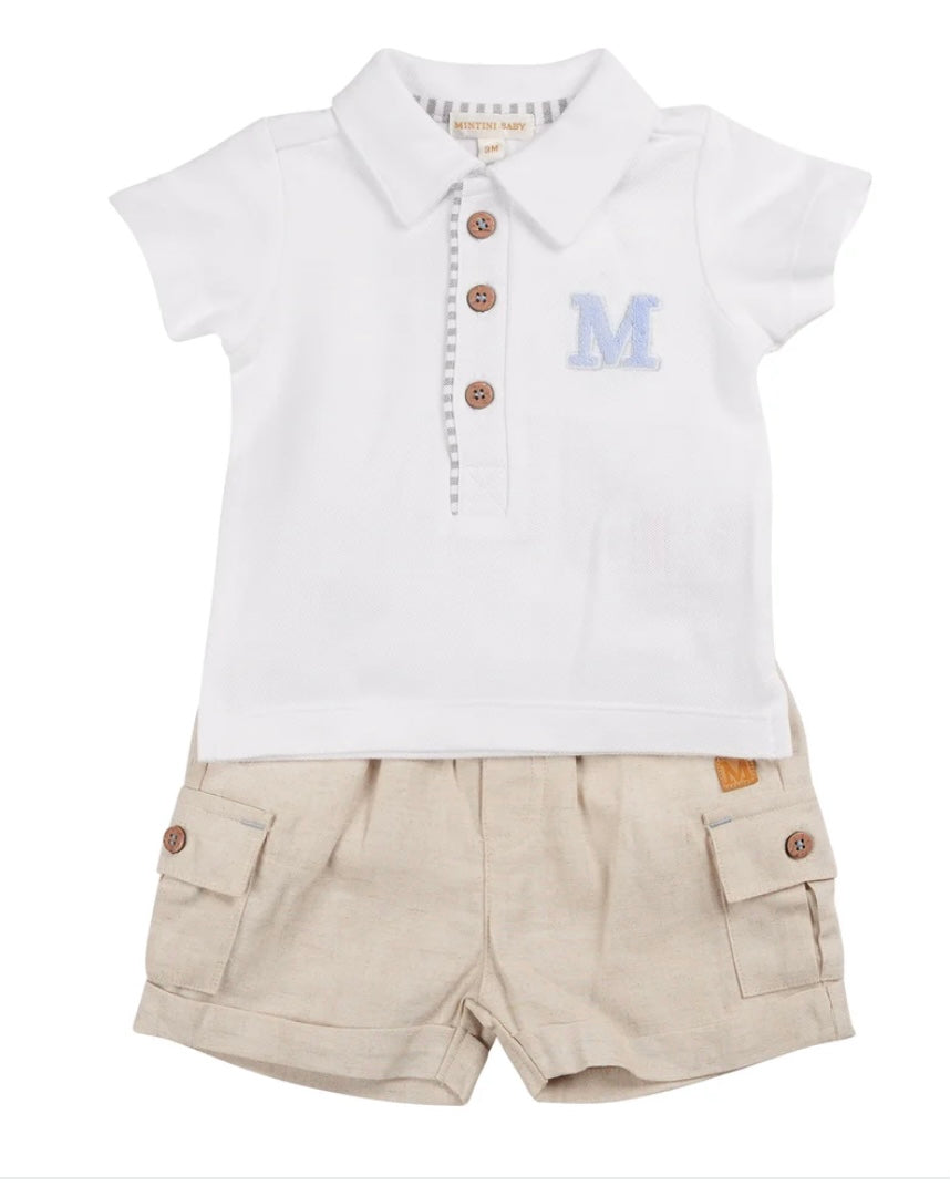 MINTINI-MB6317- Cargo short set