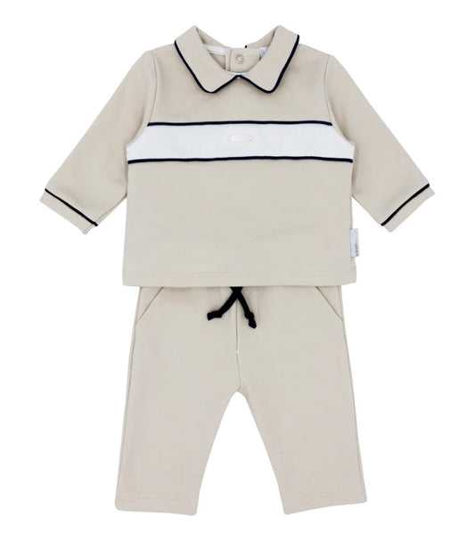 BLUES BABY- Collar tracksuit ( Beige)