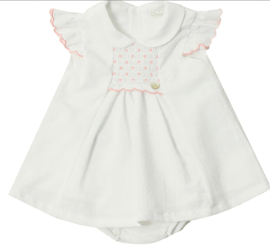 DR KID- Smocked dress and pant set