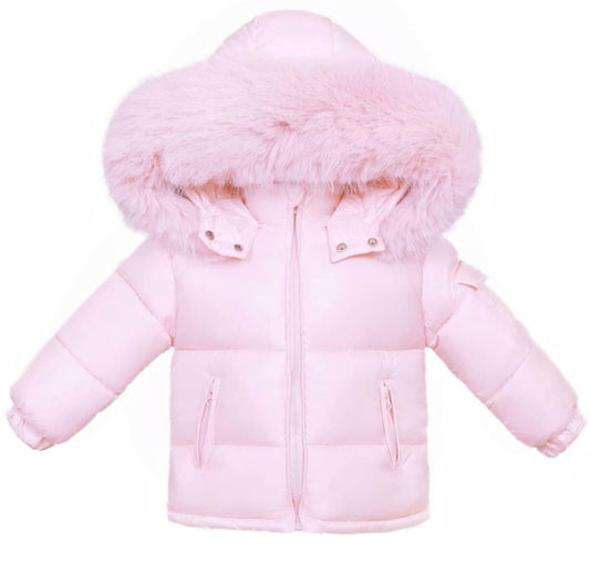 WEE ME-Puffa coat (Pink)