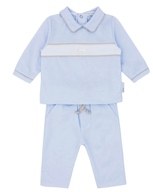 BLUES BABY- Collar tracksuit ( Blue)