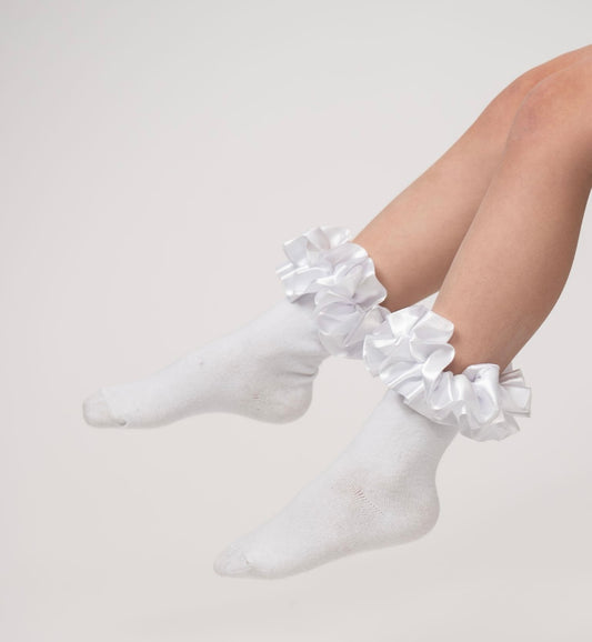 CARAMELO-Ankle tutu sock (WHITE)