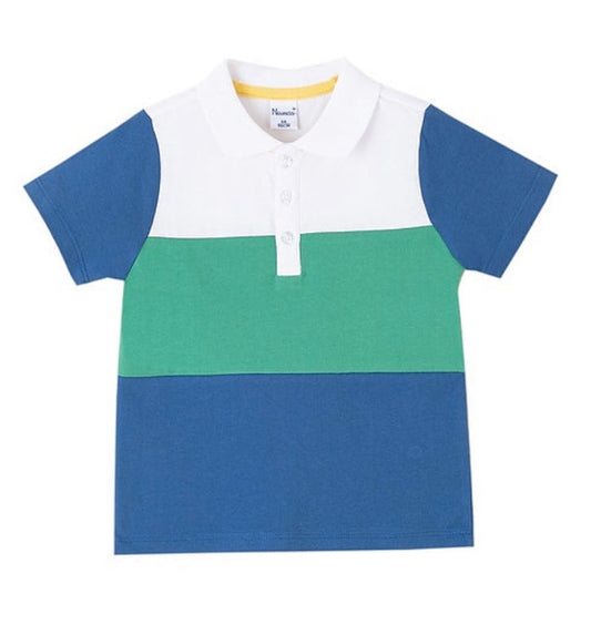 NEWNESS- Boys colour block polo